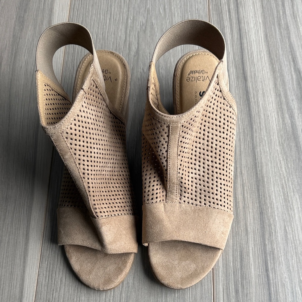 New Sonoma Women's Hosteltaupe Slingback Sandals Size 10